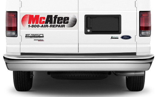 McAfee Truck Decal